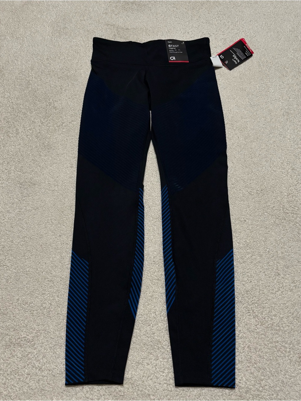 GAP Men's Black & Navy Performance Joggers
